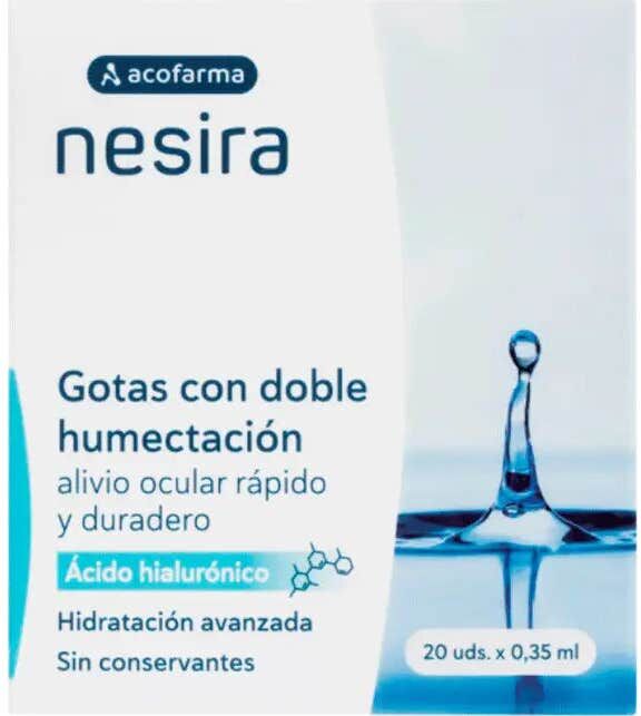 Nesira Acofarma Gotas Humectantes Ácido Hialurónico 20uds