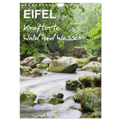 EIFEL - Kraftorte Wald und Wasser (Wandkalender 2027 DIN A4 hoch), CALVENDO Monatskalender