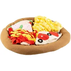 Duvoplus Leckere Pizzaschematte (Hund, Katze), Hundebett + Katzenbett