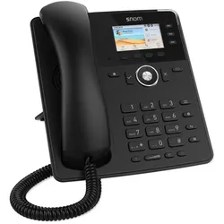 Snom Tischtelefon D717 IP-Telefon Schwarz 3 Zeilen TFT