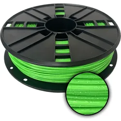 Ampertec 3D-Filament metallic PLA mit Glitzer grün 1.75mm 500g Spule