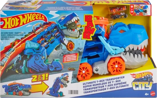 Hot Wheels City T-Rex Traktor mit Licht und Sound