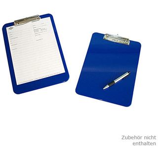 WEDO Klemmbrett, DIN A4, aus ABS-Kunststoff, blau