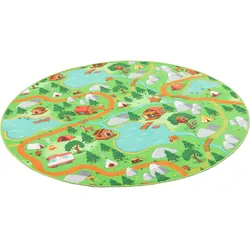 Snapstyle, Spielteppich + Spielmatte, Kinder Spiel Teppich Campingplatz