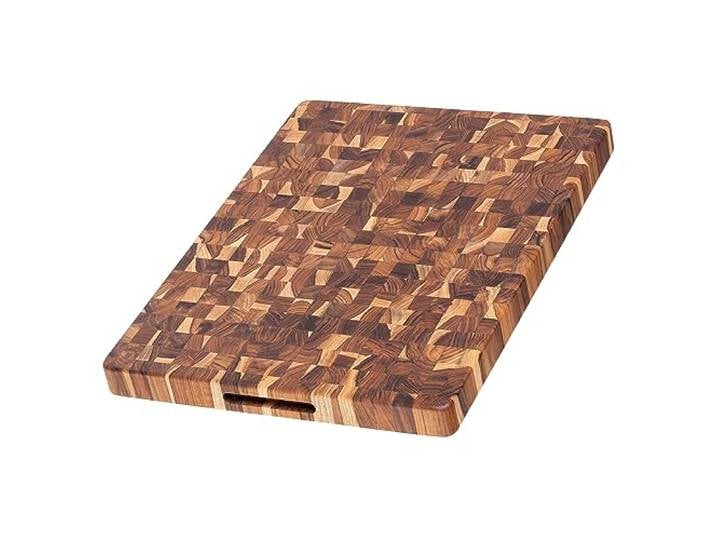 Jähn Teak-Schneidebrett 51 x 38 x 3,8 cm, mit Griffaussparungen