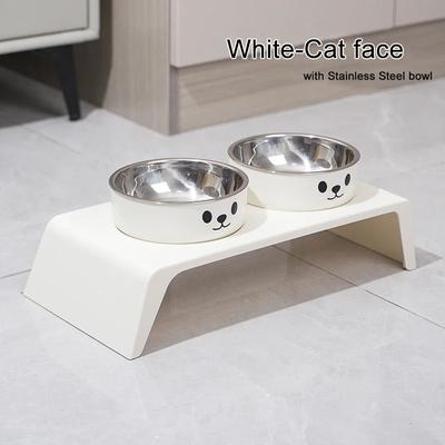Uplift Picks ComfortLift Elevated Pet Feeder With Stainless Steel Double Bowls c