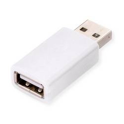 Value USB-Datenblocker USB Typ A Data Blocker Adapter Weiß für sichere USB-Ladefunktion 11.99.8332