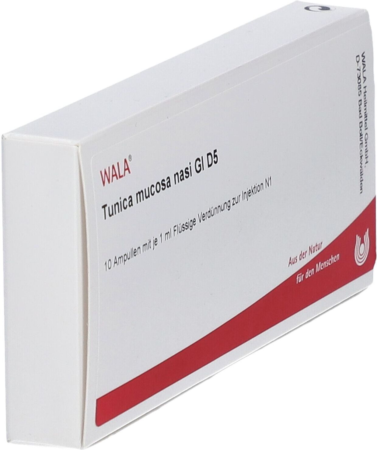 WALA Tunica mucosa nasi GL D 5 Ampullen 10x1 ml