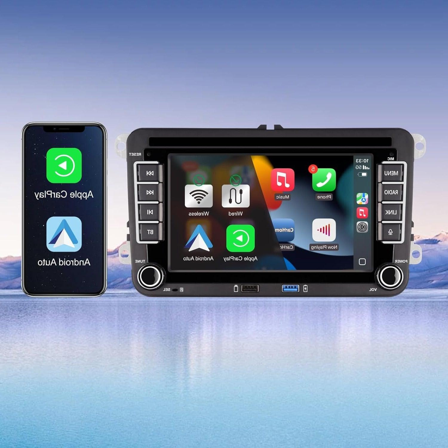 Selius Autoradio voor VW Golf 5 6 - Navigatiesysteem - Multimedia Speler - Dashboard Radio