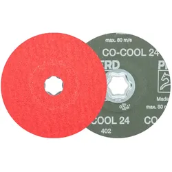 PFERD TOOLS COMBICLICK Keramikkorn Fiberscheibe für Edelstahl - 64193102