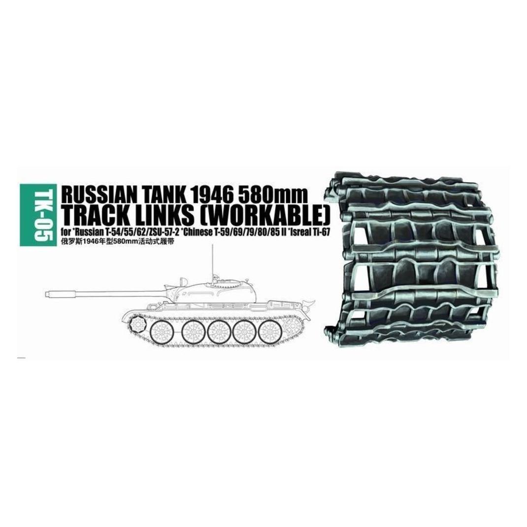 Trumpeter Russian tank 1946 580mm for Russian T-54/55/62/ZSU-57-2, Chinese T-59/69/79/80/85II (02035)