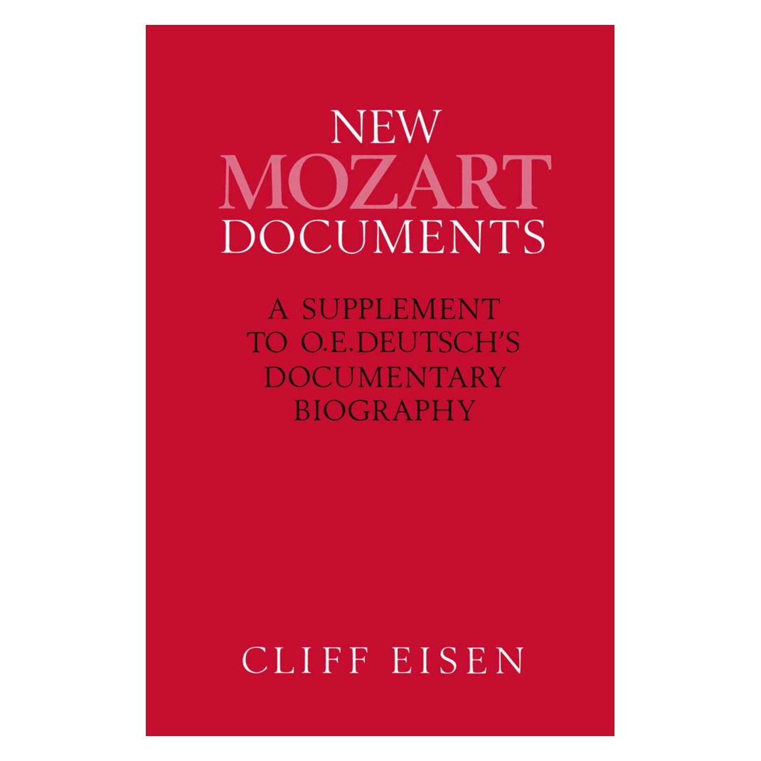 Springer New Mozart Documents (Englisch, Softcover, Cliff Eisen) (55819258)