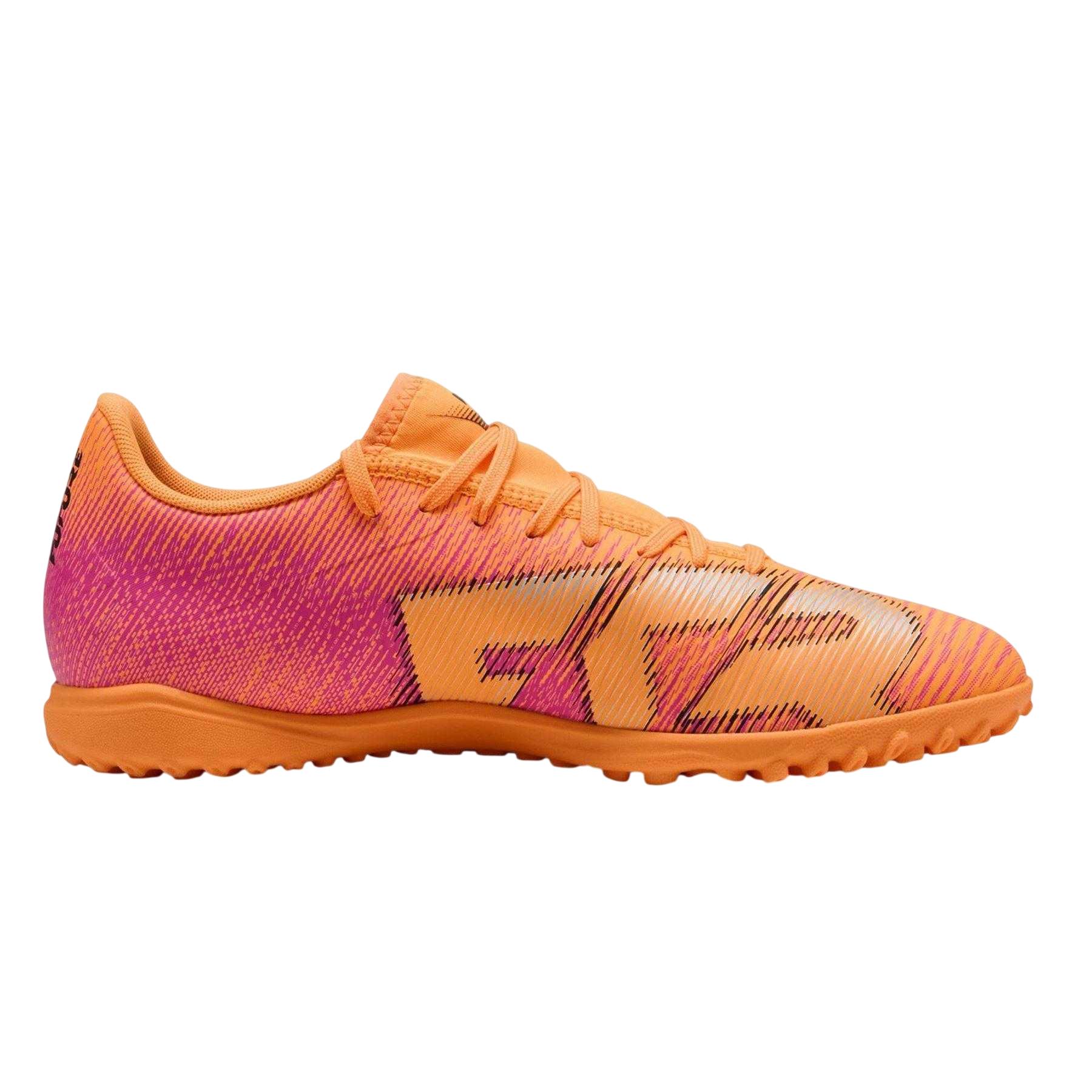 Puma - "Future 8 Play" Geprägt Kunstrasen Turnschuhe für Herren, Rasen Training (Orange/Schwarz)