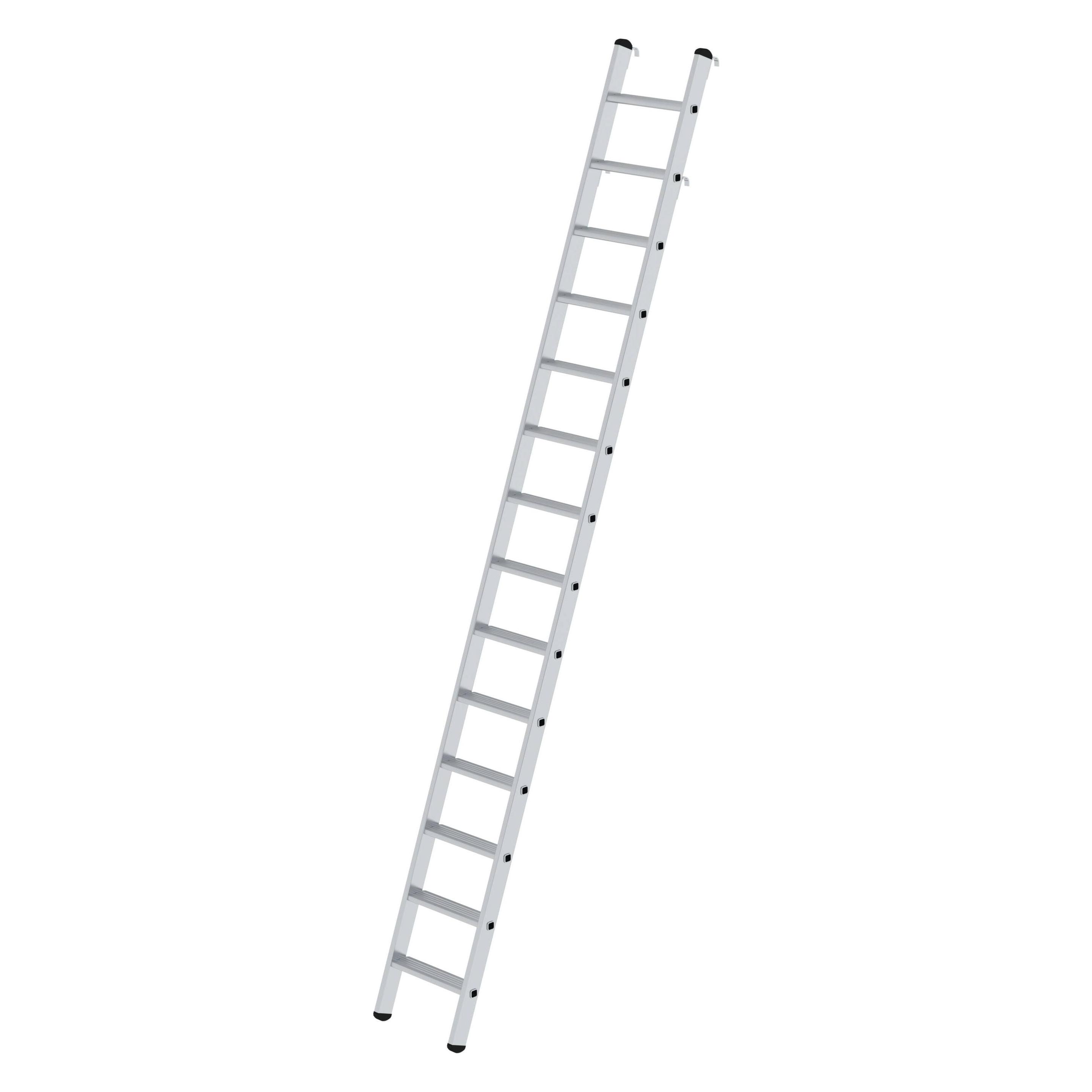 Munk Stufen-Regalleiter einhängbar 14 Stufen (Regalleiter, 369 cm) (041314)
