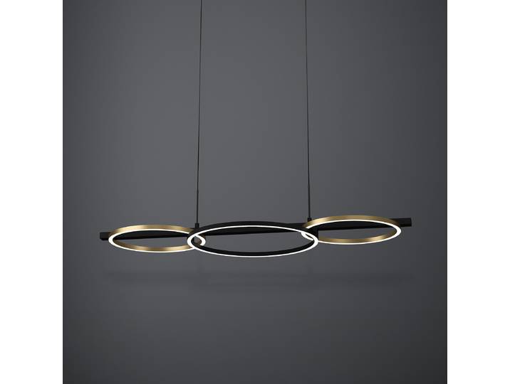 Suspension LED 97 x 40 x 150cm Aluminium / acier laqué Polycarbonate LED Module LED