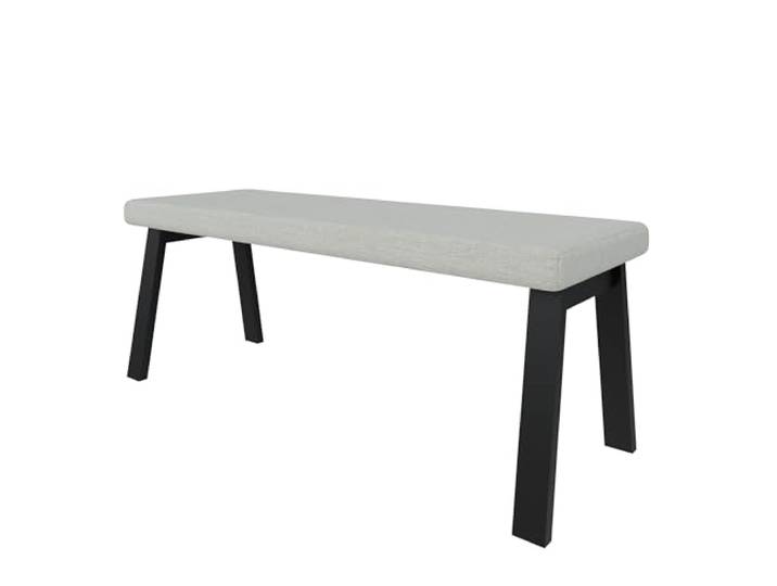 FURNISTAR Bank Akiko Metal A - Eckbankgruppe für Ihrem Esszimmer, Küche modern, Sitzecke, Essecke. Perfekt für Küche, Büro und Rezeption. Solide und Starke Verarbeitung. (128x44-Inari22)