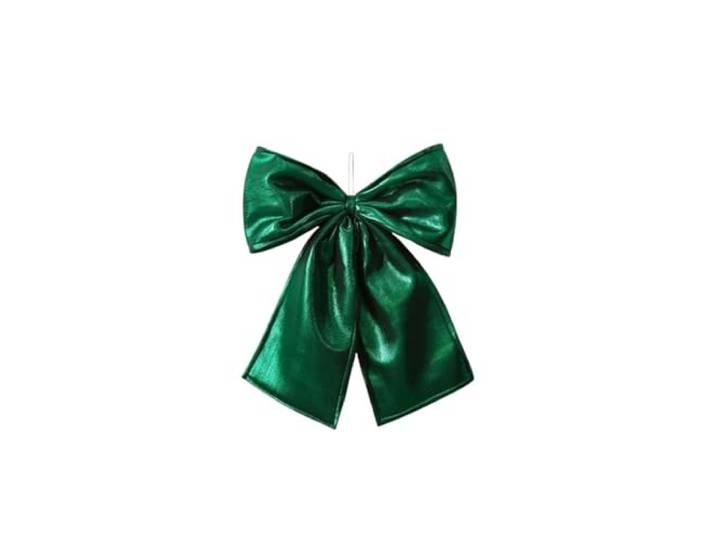 LuoAXINN Weihnachtsschleifen Christmas Tree Topper Bow Red Long Streamers Ribbon Extra Large Satin Front Door Pendant Decor Party(Color 10)