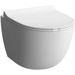 Vitra Sento Wand-Tiefspül-WC Vitraflush (spülrandlos) 2.0 Compact VitraClean 7747B403-0075
