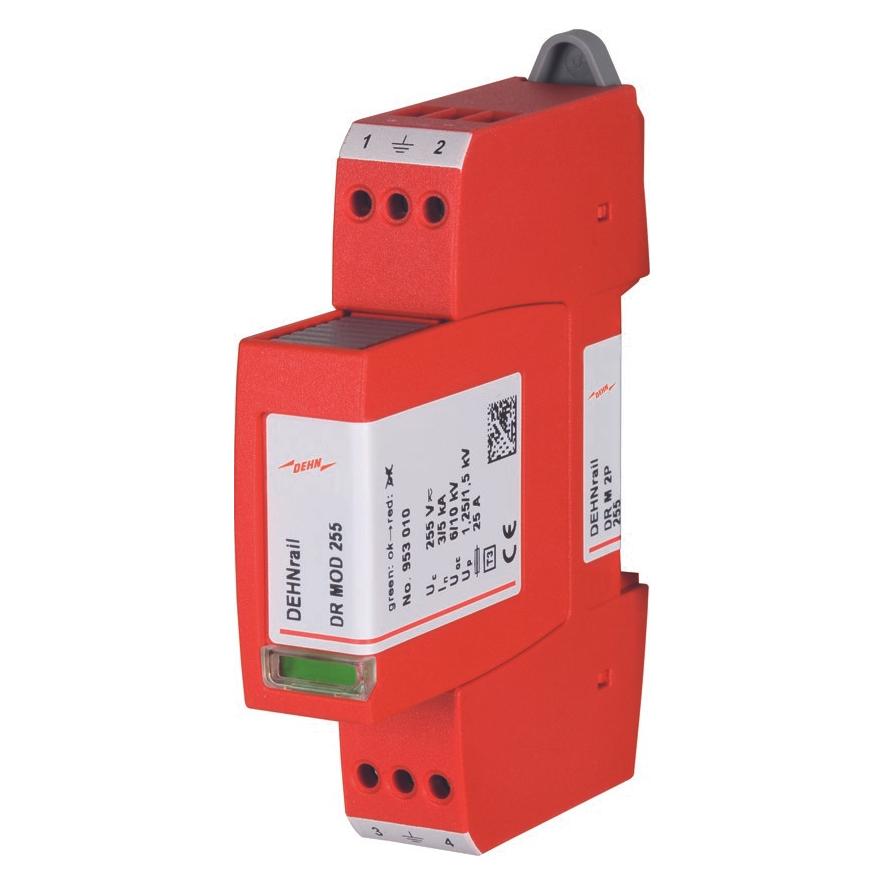 Dehn SOEHNE 200ÜberspannungsAbleiter rail 2p DR 2p 255 (953200)