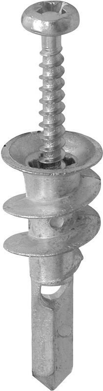 Toolstation Zelftappende gipsplaat-schroefpluggen Zink (100 Stuks)