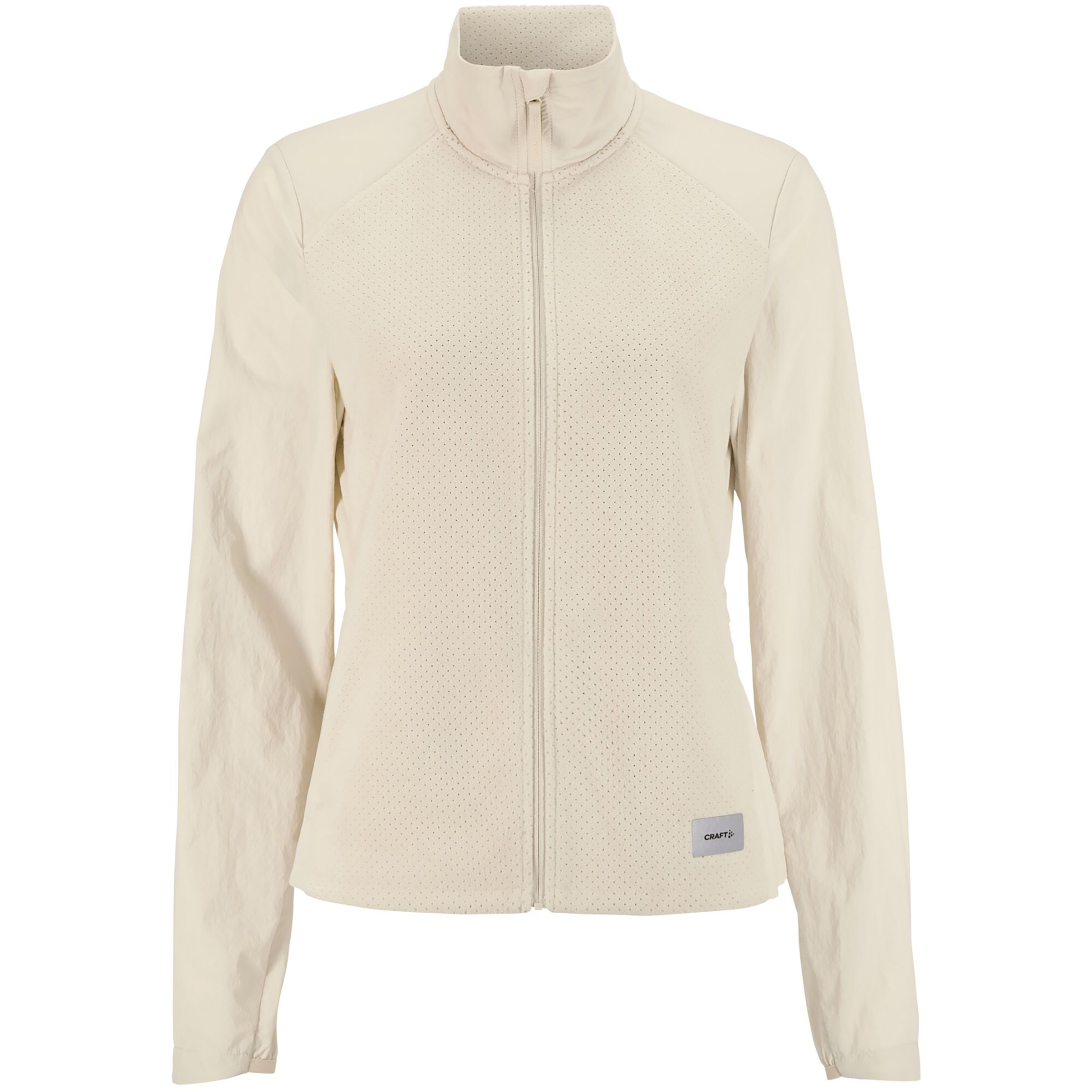 Craft Fleece Jersey Damen Laufjacke beige Größe S Trailrunning | Laufen Elastisch
