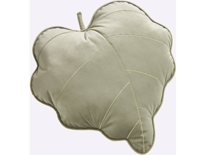 Kopfkissen HEINE HOME, grün (oliv), B:55cm L:55cm, 100% Polyester, Kopfkissen, Kopfkissen