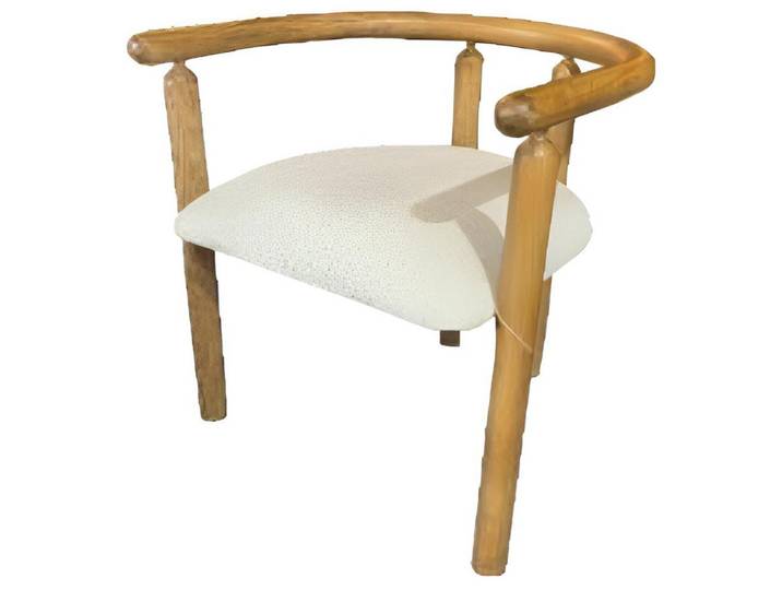 JVmoebel Esszimmerstuhl Ergonomischer Holzstuhl mit Sitzpolster von JVMoebel, Made in Europa