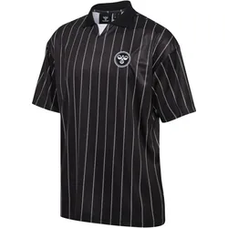 hummel Chevron Pinstripe Poloshirt Herren 2114 - black/white L