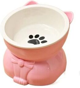Uplifted Finds Ceramic Orthopedic Incline Nutritional Basin pink