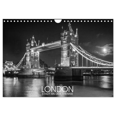 London Stadt an der Themse (Wandkalender 2026 DIN A4 quer), CALVENDO Monatskalender