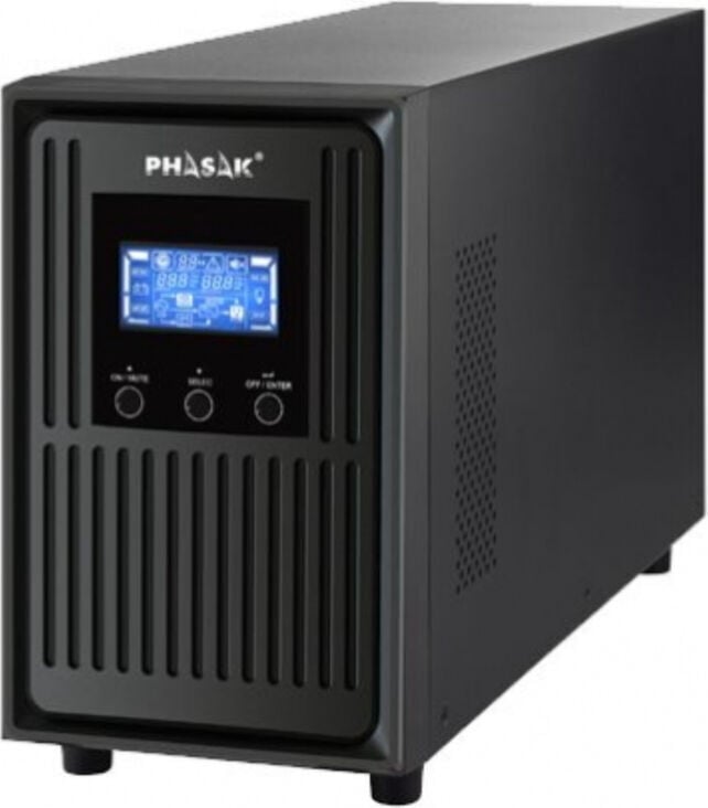 Phasak PH 8020 Dubbele Omvormer, 2 kVA, 1800 W, Zuivere Sinusgolf, 110 V - 290 V