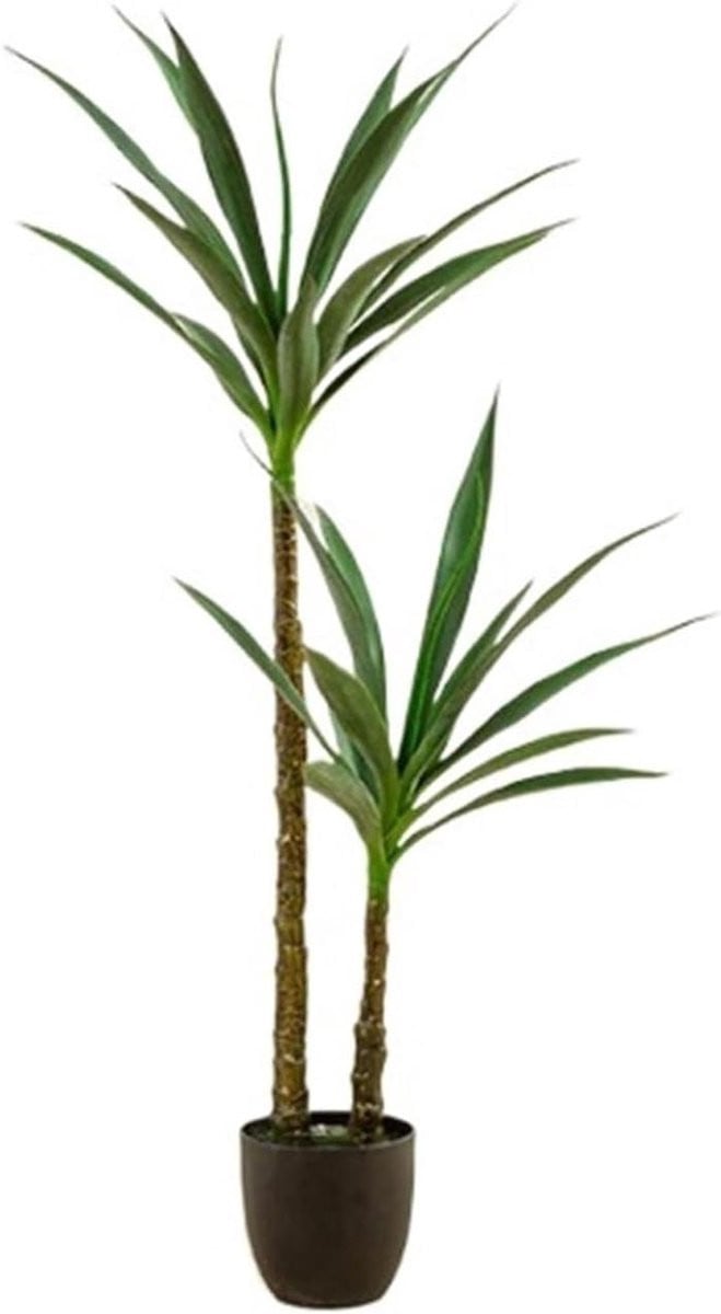 Groene kunstboom voor binnen met natuurlijke uitstraling, 120 cm
