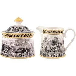 MILCH & ZUCKER SET Audun Ferme bunt 300 ml 2-tlg.