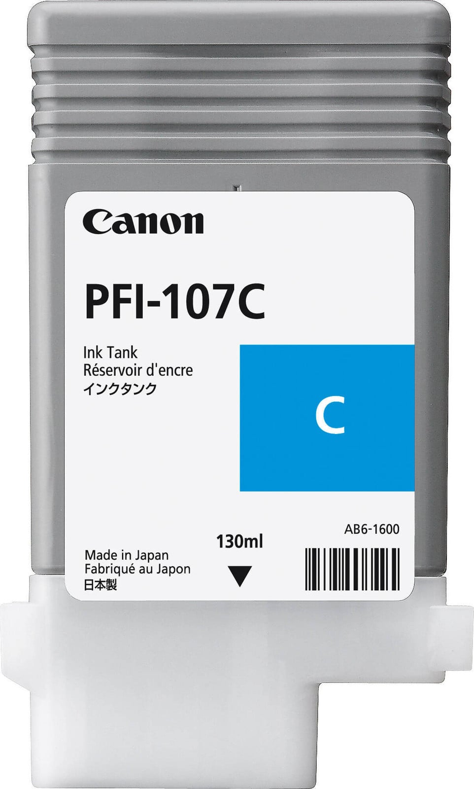 Canon PFI-107 Cyan Inktcartridge 6706B001