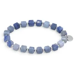MONESSA Armband flexibel Edelsteine poliert
