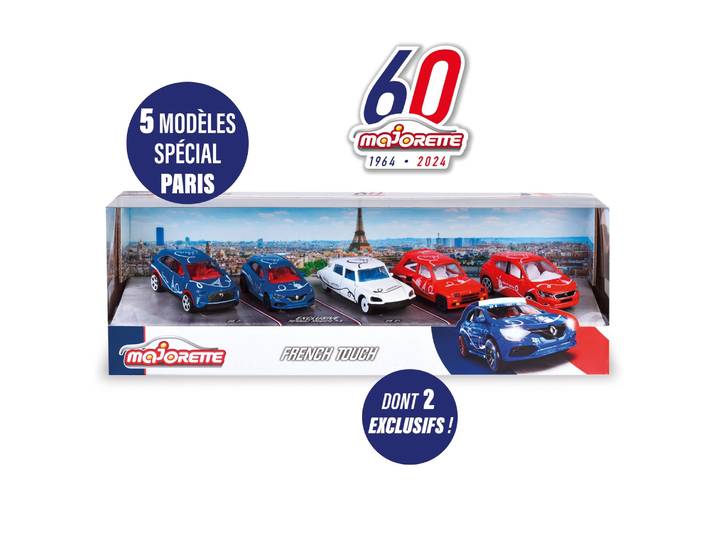 Coffret de voitures - French touch giftpack SMOBY