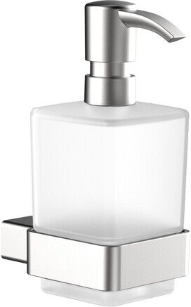 Emco Loft Distributeur de savon liquide, 052100101 satiné, doseur plastique