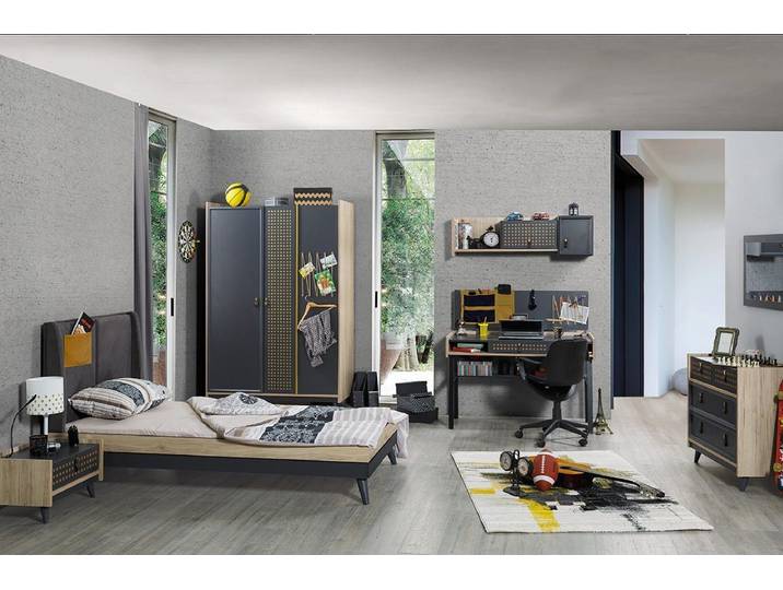 Kapa Möbel Schlafzimmer-Set Dark Point