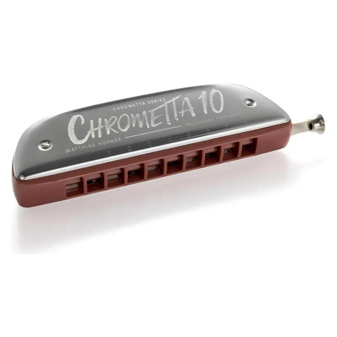 Hohner Chrometta Chromatic-Mundharmonika (Mundharmonika, Chromatisch) (M253012)