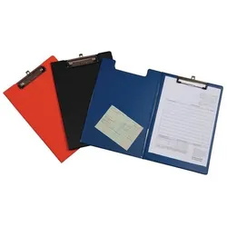 Eichner, Mappe, Schreibmappe Karton mit ausziehbarer Hakenöse DIN A4 blau (A4)