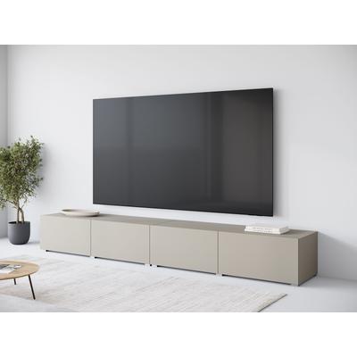Lowboard OTTO HOME "Denver Erlebe die Weltmeisterschaft im XXL-Format", kaschmir, B:300cm H:39,9cm T:49cm, Sideboards, Lowboard, Elegantes TV-Möbel 300 cm, speziell für bis zu 98-Zoll Fernseher
