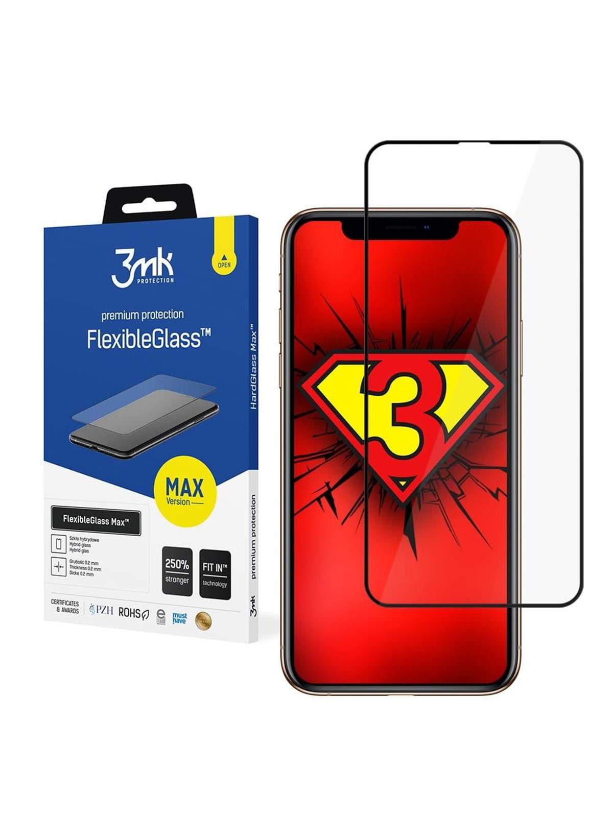 3mk Hybrid Glass FlexibleGlass Max - iPhone 11 Pro Max