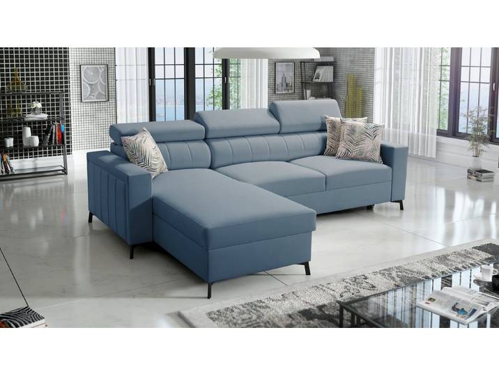 Best for Home Ecksofa mit Schlaffunktion und Bettkasten – modern & geräumig, Ecksofa mit Schlaffunktion, Schlaffunktion