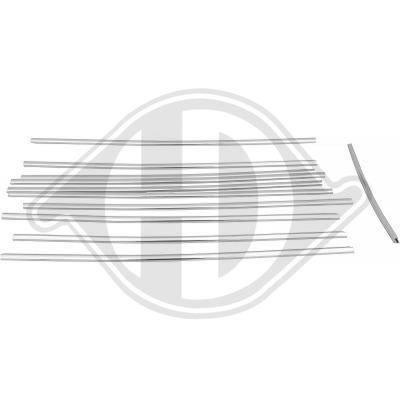 DIEDERICHS Zier-/Schutzleistensatz, Kühlergitter 1614047 für Mercedes