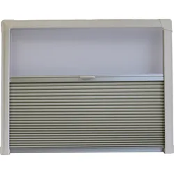 Remis REMIbase II Kombi-Plissee-Rollo Fensterrollo stufenlos einstellbar 727 x 640 mm