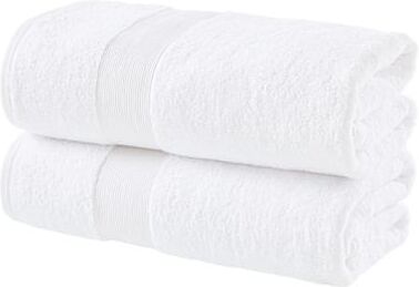 Fabstyles Luxury Large Bath Sheet 35 by 70 Inches Set of 2