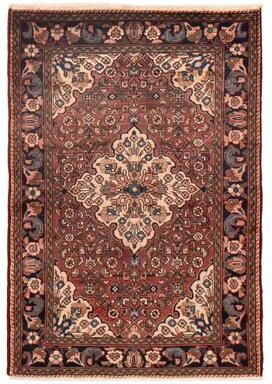 ECARPETGALLERY Hand-knotted Andelz Red Wool Rug - 3'5 x 5'1