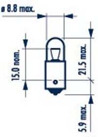Narva Glühlampe, Blinkleuchte 170633000