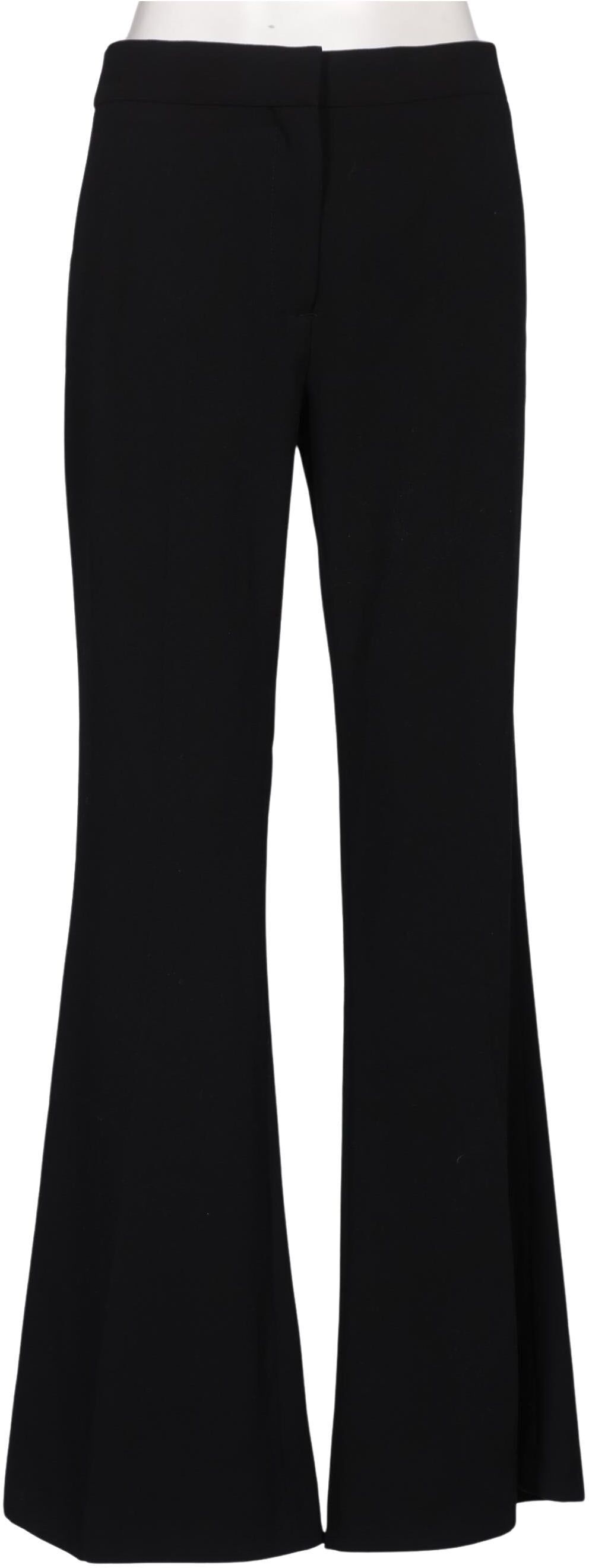 Zara Damen Stoffhose, Schwarz, Gr. S, Synthetik - Second Hand