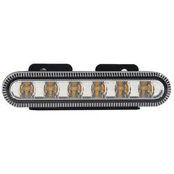 SecoRüt Frontblitzer / Straßenräumer Flash O TPF05Y 90505 12 V, 24 V über Bordnetz Aufbau, Einbau, Schraubmontage Orange